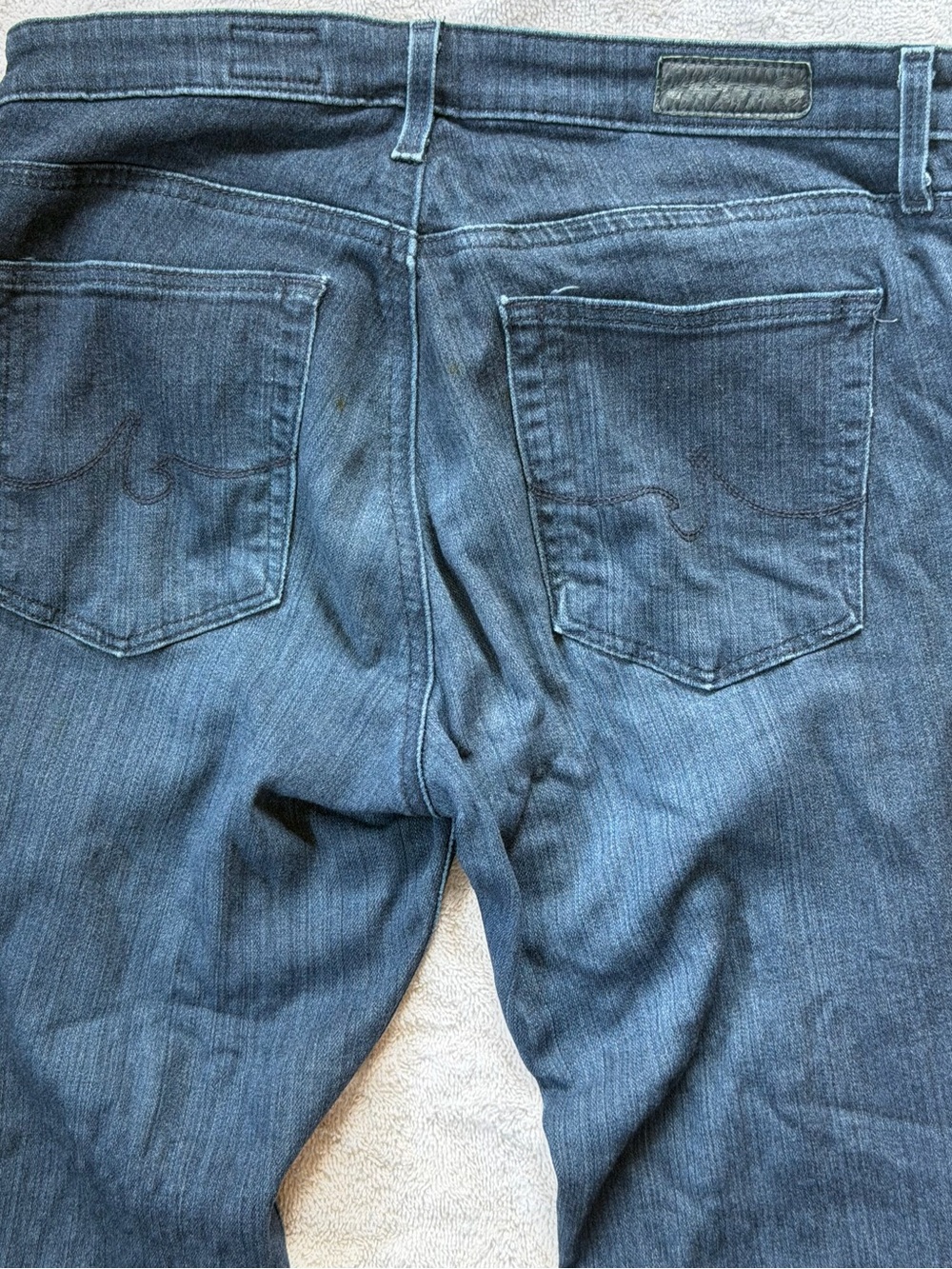 Ag Adriano Goldschmied Dark Blue Skinny Jeans - Picture 3 of 12